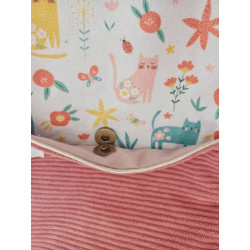 Sac à dos bébé brodé prénom - crèche, maternelle & sortie