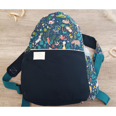 Sac à dos bébé brodé prénom - crèche, maternelle & sortie