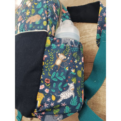 Sac à dos bébé brodé prénom - crèche, maternelle & sortie