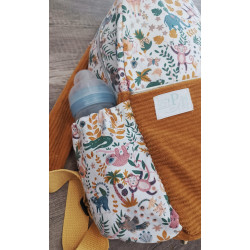 Sac à dos bébé brodé prénom - crèche, maternelle & sortie