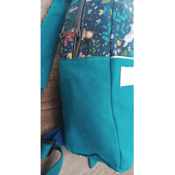 Sac à dos bébé brodé prénom - crèche, maternelle & sortie