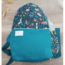 Sac à dos bébé brodé prénom - crèche, maternelle & sortie