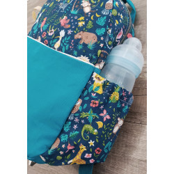 Sac à dos bébé brodé prénom - crèche, maternelle & sortie