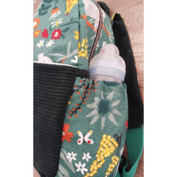 Sac à dos bébé brodé prénom - crèche, maternelle & sortie