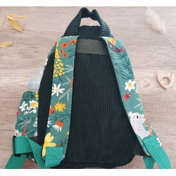 Sac à dos bébé brodé prénom - crèche, maternelle & sortie