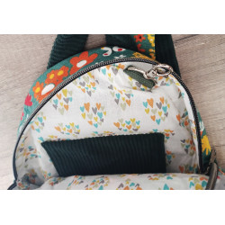 Sac à dos bébé brodé prénom - crèche, maternelle & sortie