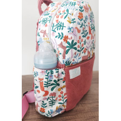 Sac à dos bébé brodé prénom - crèche, maternelle & sortie