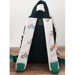 Sac à dos bébé brodé prénom - crèche, maternelle & sortie