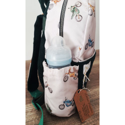 Sac à dos bébé brodé prénom - crèche, maternelle & sortie