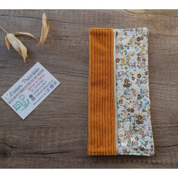 Protège Livret de Famille en Tissu Fait Main Brodé | Cadeau Mariage