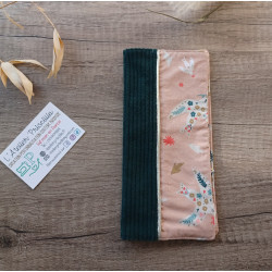 Protège Livret de Famille en Tissu Fait Main Brodé | Cadeau Mariage