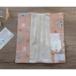 Protège Livret de Famille en Tissu Fait Main Brodé | Cadeau Mariage