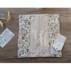 Protège Livret de Famille en Tissu Fait Main Brodé | Cadeau Mariage