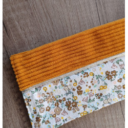 Protège Livret de Famille en Tissu Fait Main Brodé | Cadeau Mariage