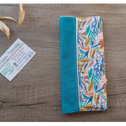 Protège Livret de Famille en Tissu Fait Main Brodé | Cadeau Mariage