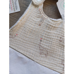 Bavoir personnalisé à broder