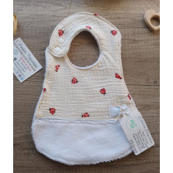 Bavoir personnalisé à broder