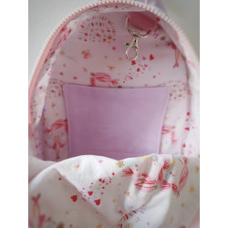 Sac à dos bébé brodé prénom - crèche, maternelle & sortie