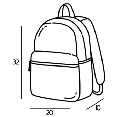 Sac à dos bébé brodé prénom - crèche, maternelle & sortie