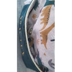 Sac à dos bébé brodé prénom - crèche, maternelle & sortie