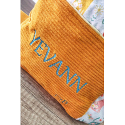 Sac à dos bébé brodé prénom - crèche, maternelle & sortie